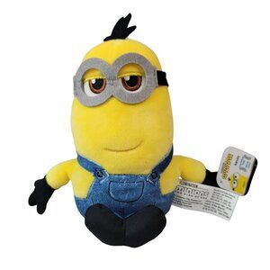 Minions Rise of Gru Kevin Plush Beans Sits Squeeze Me Illumination Universal NWT